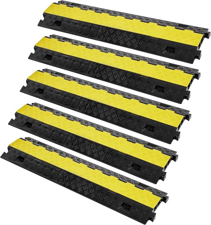 VEVOR 5 PCs TPU Cable Protector Ramp by VEVOR
