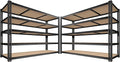 3500LBS Garage Shelving 60" W Metal Shelving 72" H Storage Shelves Heavy Duty 5 by Unknown