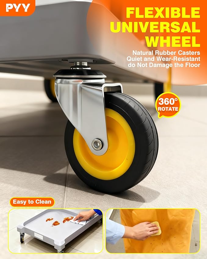 PYY Cleaning Carts On Wheels - Image 5
