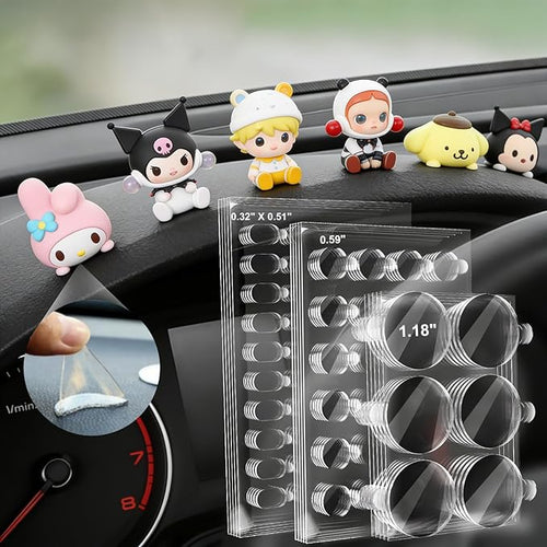 252pcs Car Easy-Pull Sticky Putty Clear Double Sided Removable, No Residue Glue by PHIXBEAR