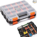 Anyyion Small Parts Organizer, 34-Compartments Double Side parts organizer by Anyyion