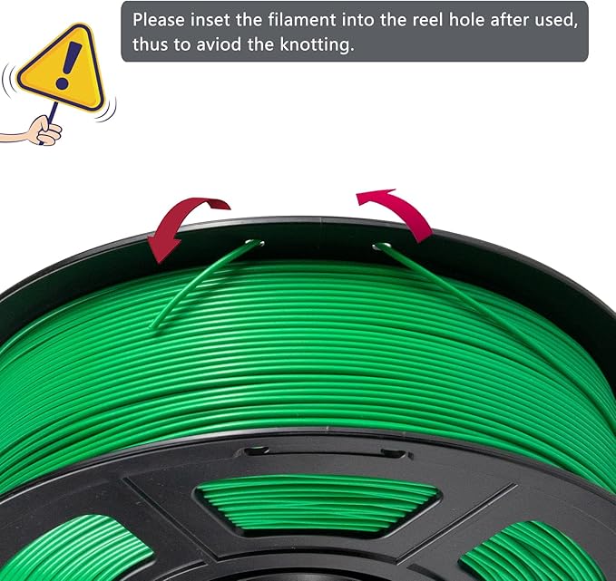 iSANMATE ASA Filament 1.75mm Green 1KG, UV & Weather Resistant 3D Printer - Image 3