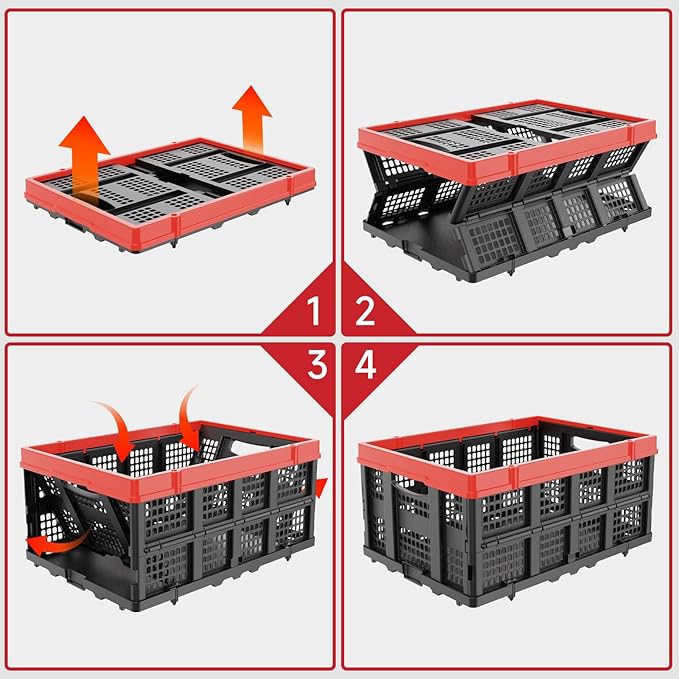 49L Collapsible Crate, Milk Crate - Image 7