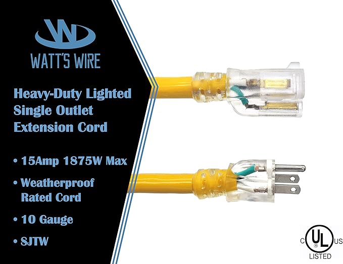25 ft 10 Gauge Extension Cord - Image 2