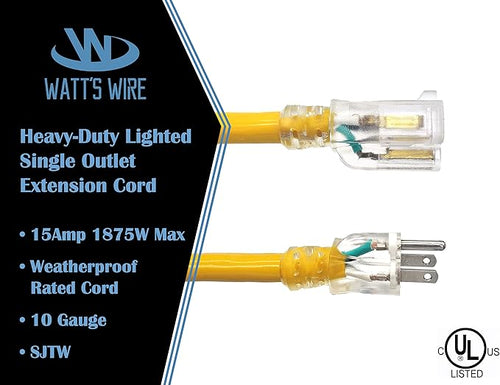 25 ft 10 Gauge Extension Cord - Image 2
