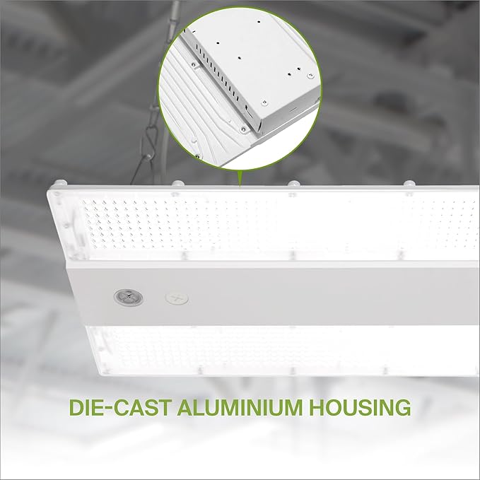 ASD LED Linear High Bay Light Fixture, Commercial Shop Lighting | 3CCT - Image 4