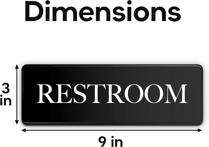 Restroom Sign - Ideal Bathroom Signs - Image 2