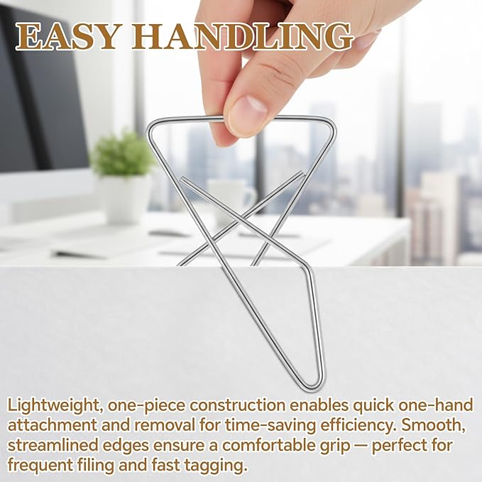 48 Pcs Ideal Paper Clamps Butterfly Clips Large Mental Butterfly Wire 2.56 x - Image 5