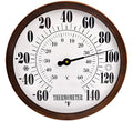 12'' Indoor Outdoor Thermometer Large Numbers, Hanging Decorative Wall by Lirches