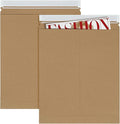 Natural Kraft Rigid Mailers, 12.75 x 15 Inches. Pack of 10 Paperboard by APQSupply%C2%AE