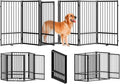 Full Metal Freestanding Dog Gate by SNUOWU