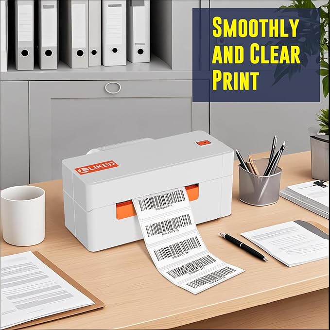 L LIKED 2.25" x 0.75" Direct Thermal Labels, Permanent Adhesive Address Barcode - Image 6