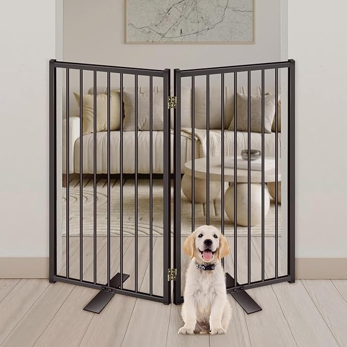 Metal Freestanding Dog Gates - Image 6
