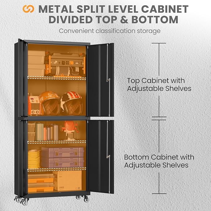 4 Door Garage Storage Cabinets - Image 7