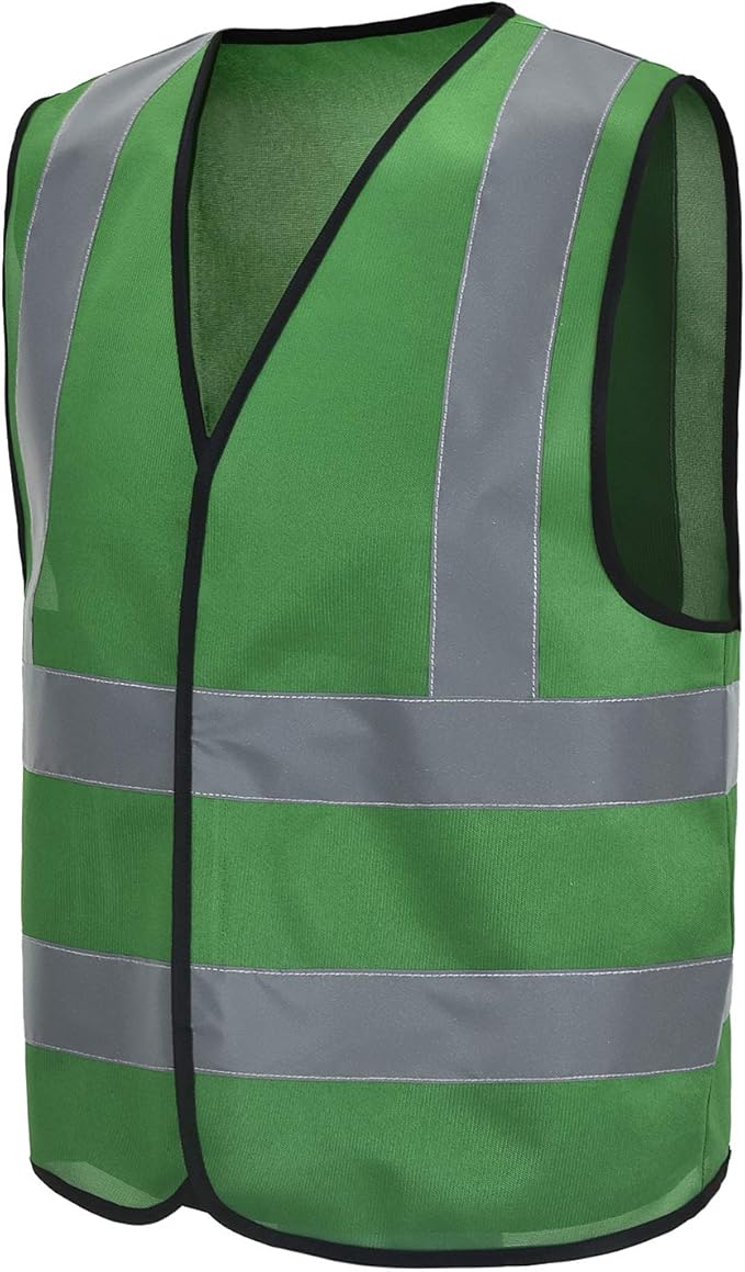 AYKRM 12 colour High visibility viz vest hi vis viz reflective work by AYKRM