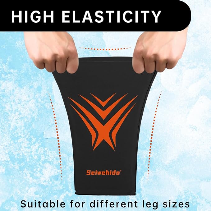 Extended Leg Knee Ice Pack Wrap - Image 4