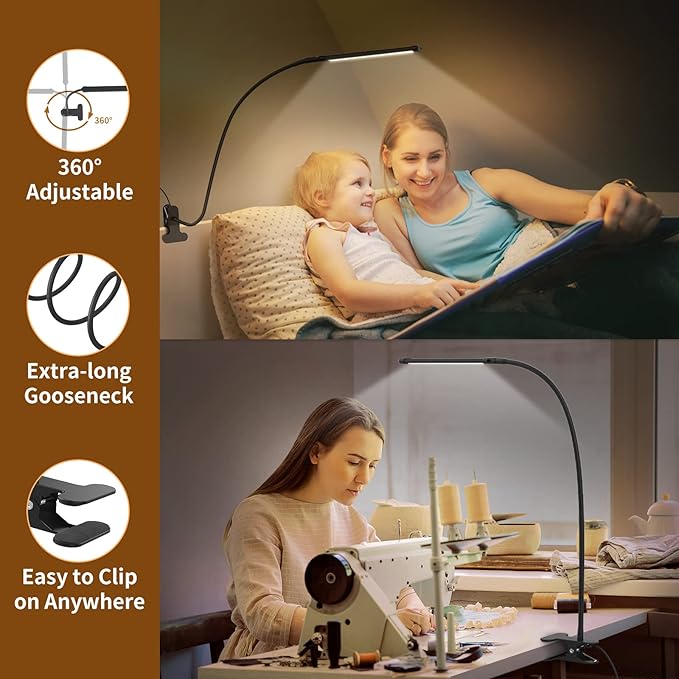 iZELL LED Desk Lamp for Home Office - Image 4