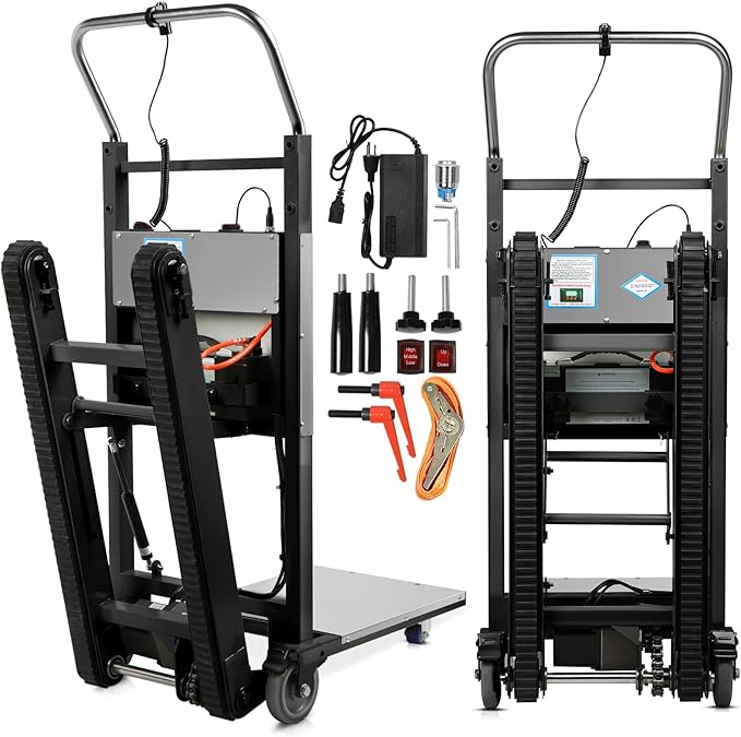 Electric Stair Climbing Dolly, 1250W Electric Stair Climbing Hand Truck by Unknown