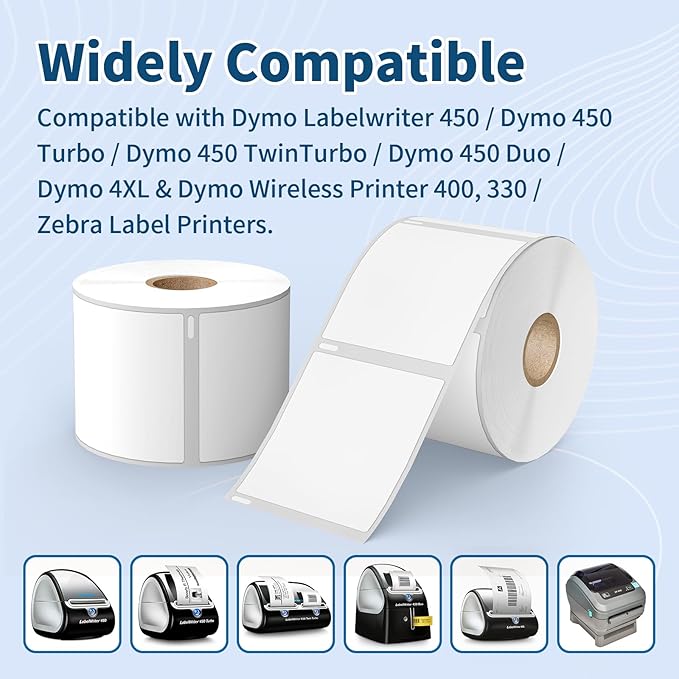 16 Rolls 6400 Labels Compatible - Image 4