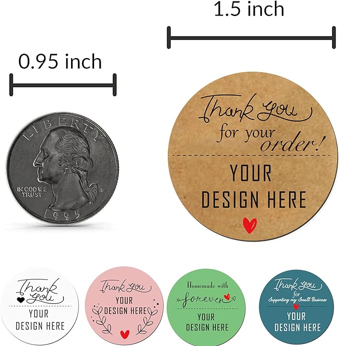 Custom Stickers for Business Logo Personalized Label Stickers Customized 100 - Image 5