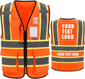 AYKRM Custom Logo Personalised Printed High Visibility Reflective 2 two tone by AYKRM