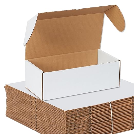 BOX USA 14" Deluxe Shipping Boxes, 14 1/2"L x 7 1/2"W x 5"H, Gifts or Bulk by BOXUSA