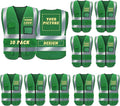 BeautyWill Custom Safety Vest Logo Class 2 High Visibility Reflevtive Vest by BeautyWill