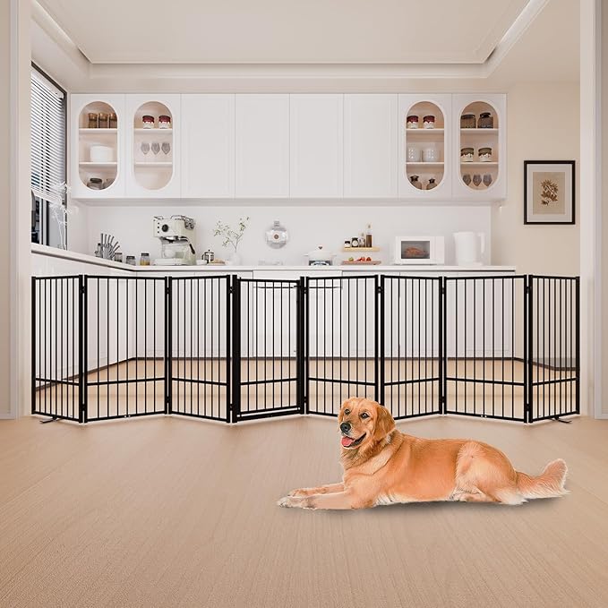 Full Metal Freestanding Dog Gate - Image 2