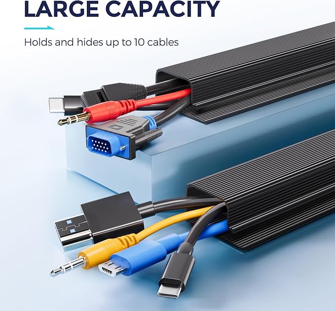 Delamu 2 Pack Safe & Tidy Cable Management Solution - Image 6