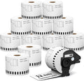 12 Rolls DK2205 Shipping Address Labels, Compatible by Tacnology