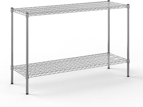 18" Deep x 54" Wide x 34" Height Wire Shelving Kit | 2-Tier | NSF Commercial by Unknown