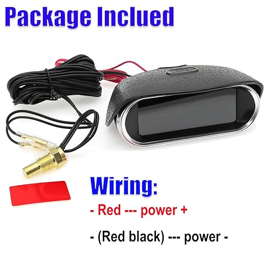 2-in-1 Water Temperature & Voltage Gauge Kit - Image 6