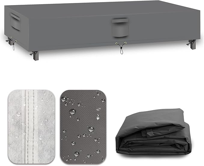 Heavy Duty Patio Furniture Covers Waterproof, 600D Outdoor Furniture Cover by CNCZMH