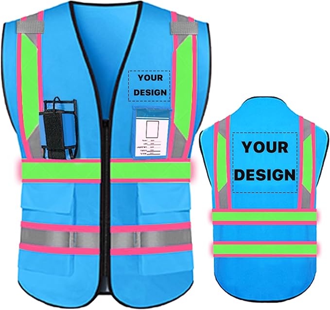 YOWESHOP High Visibility Reflective Safety Vest by YOWESHOP