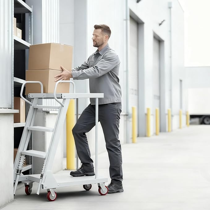 Heavy Duty Platform Truck Cart, Moving Flatbed Cart - Image 8
