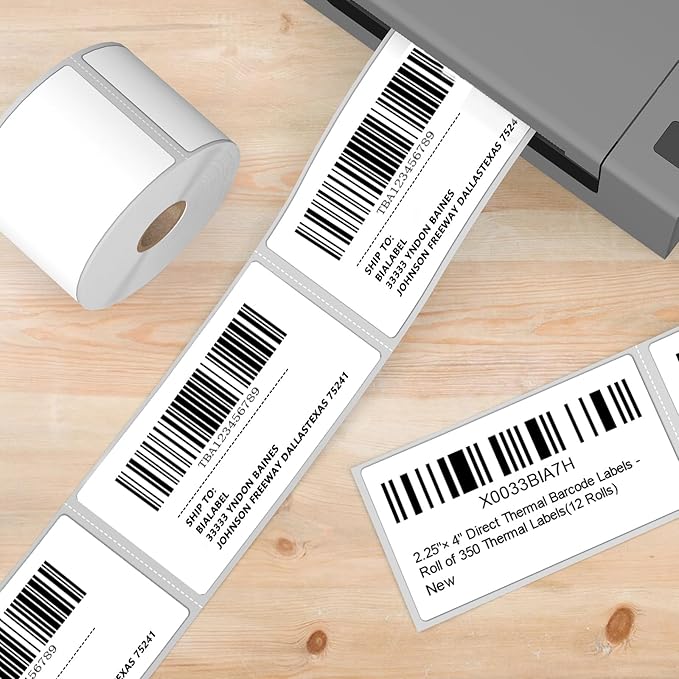 12 Rolls 2.25" X 4" Thermal Printer Labels, 350/Roll - Image 5