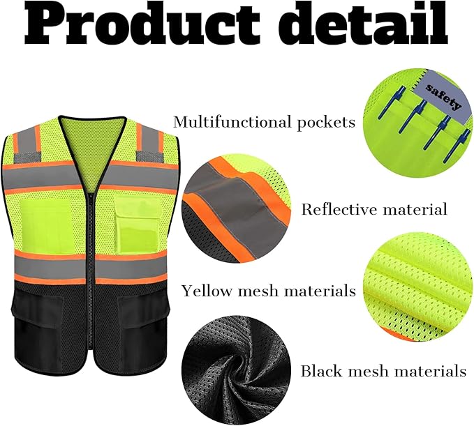 Safety Vest Reflective High Visibility - Image 2