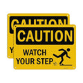 T&R Caution Watch Your Step Signs by TR