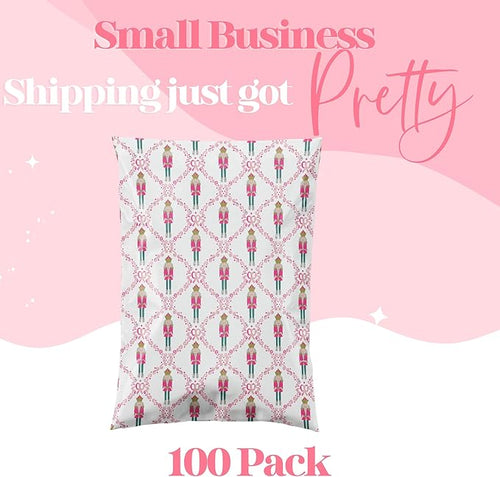 14.5x19 Designer Poly Mailer 100 Pack Heavy Duty Waterproof Self Seal Shipping - Image 2