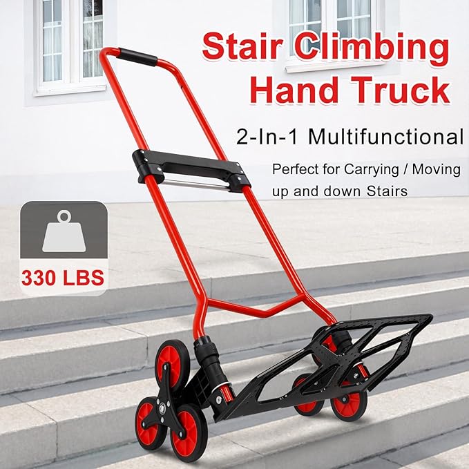 Foldable 6-Wheel Stair Climbing Dolly - Image 2