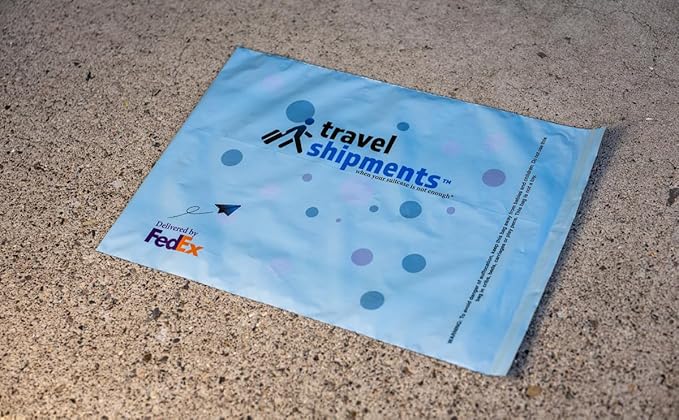 Pre-Paid Shipping Mailer Bag, Medium bag in blue - Image 2