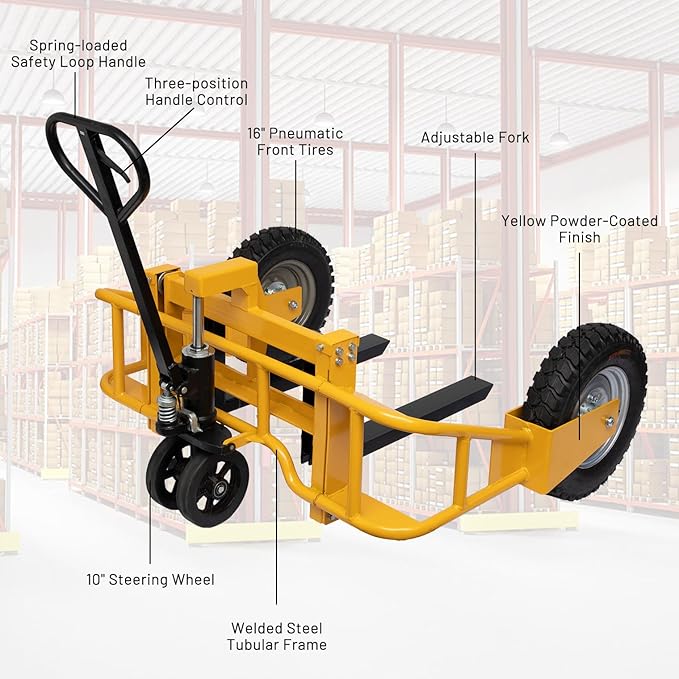 All Terrain Manual Pallet Truck - Image 4