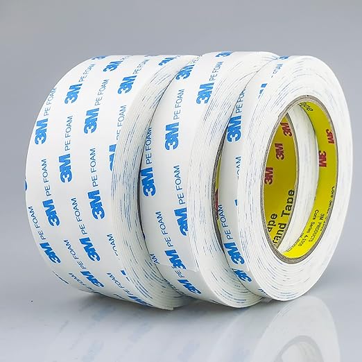 Double Sided Tape 1in x 16.5ft, Mounting Tape Heavy Duty, Removeable PE Foam - Image 4