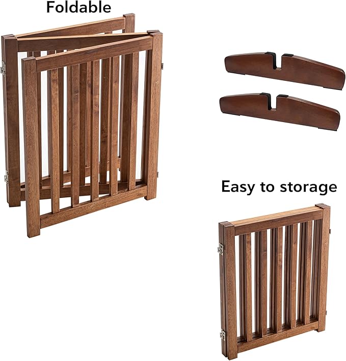 LZRS Freestanding Dog Gate 30 inch Tall - Image 4