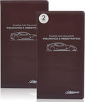 Andalus Auto Registration & Insurance Card Holder Pack of 2, Waterproof by AndalusBrand