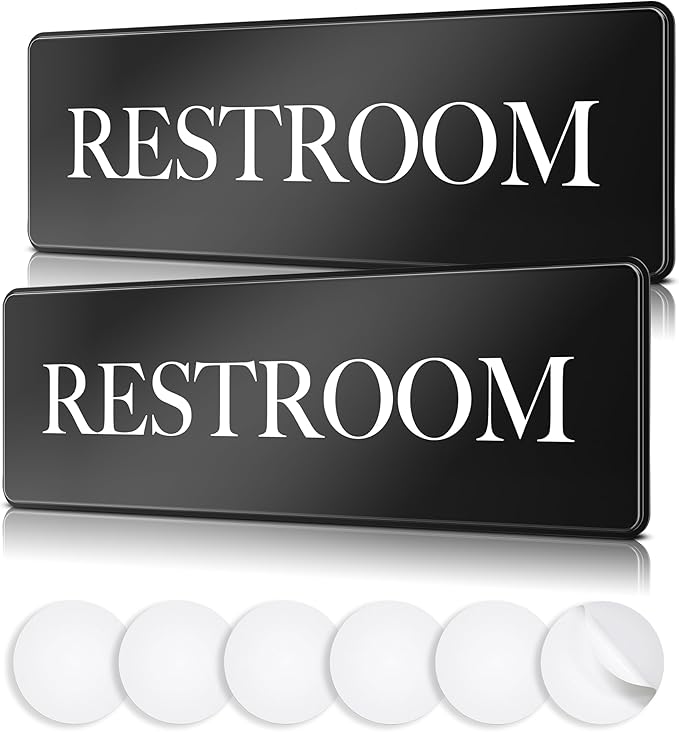 ASSURED SIGNS Restroom Sign by AssuredSigns