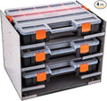 P-SH-Tote Shelf Kit for Van Shelving Storage, 3 Plastic Storage Box w/ 1 set by AAPRODUCTSINC