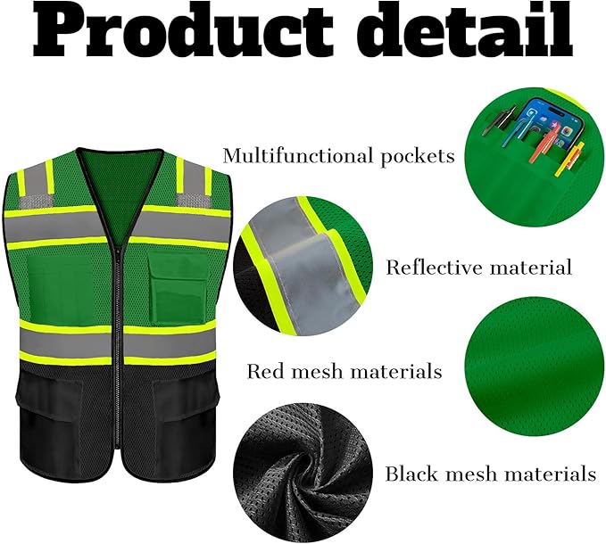 Safety Vest Reflective High Visibility - Image 2