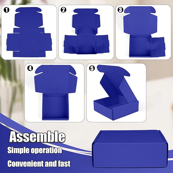 Small Shipping Boxes, 50 Pack Cardboard Box Corrugated Mailer Boxes Small - Image 4