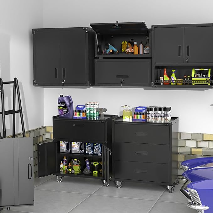 Metal Garage Storage Cabinet - Image 6